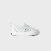 VANS TD Classic Slip-On Checkerboard Shoe - Checkerboard Dawn Mist Blue