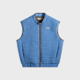 Marni Crinkled Nylon Gilet Waistcoat - Iris Blue