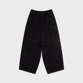 Marni Corduroy Drawstring Cargo Workwear Gabardine Pants - Black