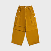Marni Corduroy Drawstring Cargo Workwear Gabardine Pants - Honey
