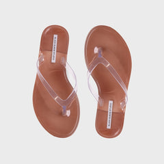 Black Suede Studio Crystal Sandal - Old Rose