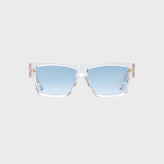 Vintage Frames Heir Acetate Sunglasses - Clear Translucent / Light Blue