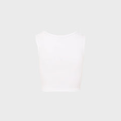 Vivienne Westwood Cropped Rib Vest - White