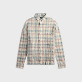 NAHMIAS Featherwieght Plaid Long Sleeve Shirt - Dusty Rainbow Shirting
