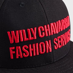 Willy Chavarria Fashion Service Cap - Black