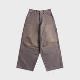 Willy Chavarria Stockton Double Knee Pant - Concrete