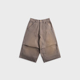 Willy Chavarria Stockton Double Knee Short - Concrete