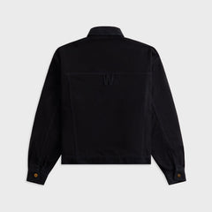 Willy Chavarria Chachi Denim Trucker Jacket - Black