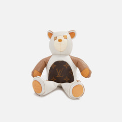 WGACA LV Leather Mono Dou Dou Louis - White
