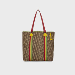 WGACA Dior Rasta Trotter Tote Bag - Brown