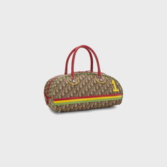 WGACA Dior Coated Canvas Rasta Bowler - Brown