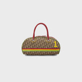 WGACA Dior Coated Canvas Rasta Bowler - Brown