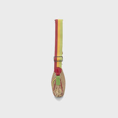 WGACA Dior Canvas Rasta Saddle Pochette - Multi