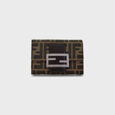 WGACA Fendi Zucca Compact Wallet - Brown