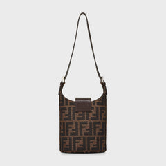 WGACA Fendi Zucca Bucket Mini Bag - Brown