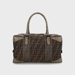 WGACA Fendi B Mix Boston Large - Brown
