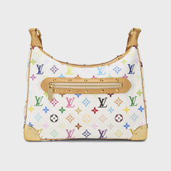 WGACA Takashi Murakami x Louis Vuitton White Monogram Multicore Boulogne - White