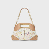 WGACA Takashi Murakami x Louis Vuitton White Monogram Multicolore Judy MM - White
