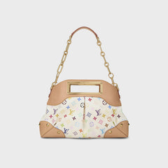 WGACA Takashi Murakami x Louis Vuitton White Monogram Multicolore Judy MM - White