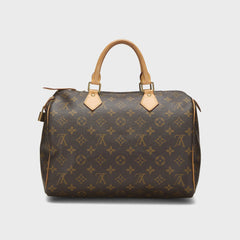 WGACA Louis Vuitton Monogram Speedy30 Bag - Brown
