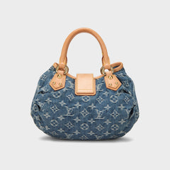 WGACA Louis Vuitton Denim Pleaty Mini - Blue