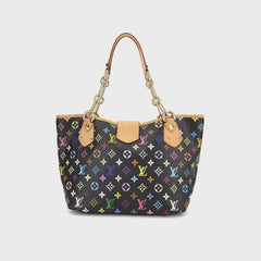 WGACA Takashi Murakami x Louis Vuitton White Monogram Multicolore Annie GM - Black