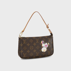 WGACA Louis Vuitton Murakami Panda Pochette Accessories V2 - Brown