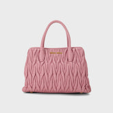 WGACA Miu Miu Nappa Convertible Handbag Small - Pink