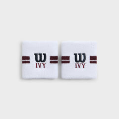 Kith Ivy for Wilson Terry Stripe Wristbands - White