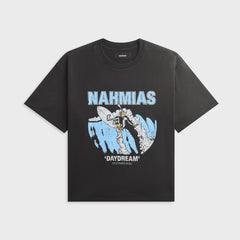 NAHMIAS Daydream Invitational Boxy Tee - Aged Black Jersey