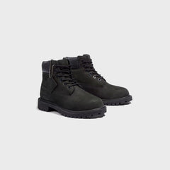 Timberland Junior 6-Inch Lace Up Waterproof Boot - Black