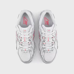 New Balance GS 740 Bungee Lace - Silver Metallic / Signal Pink