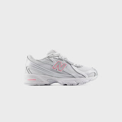 New Balance PS 740 Bungee Lace - Silver Metallic / Signal Pink