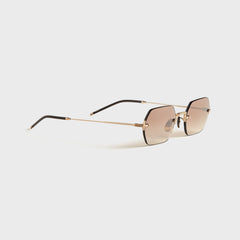 Oliver Peoples TK-13 Sunglasses - Gold / Dark Brown Gradient