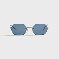 Oliver Peoples TK-13 Sunglasses - Silver / Blue