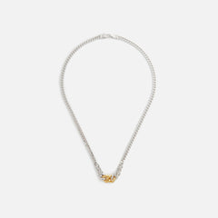 Tom Wood Dean Chain Duo 18 - Silver / Gold