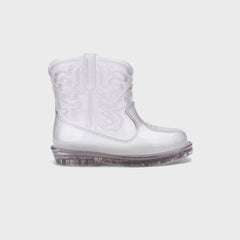 Melissa Mini Baby Texas Boot - Clear