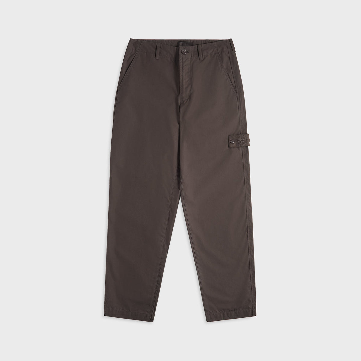 Stone Island Ghost Weatherproof Cotton Canvas Cargo Pant - Dark Brown