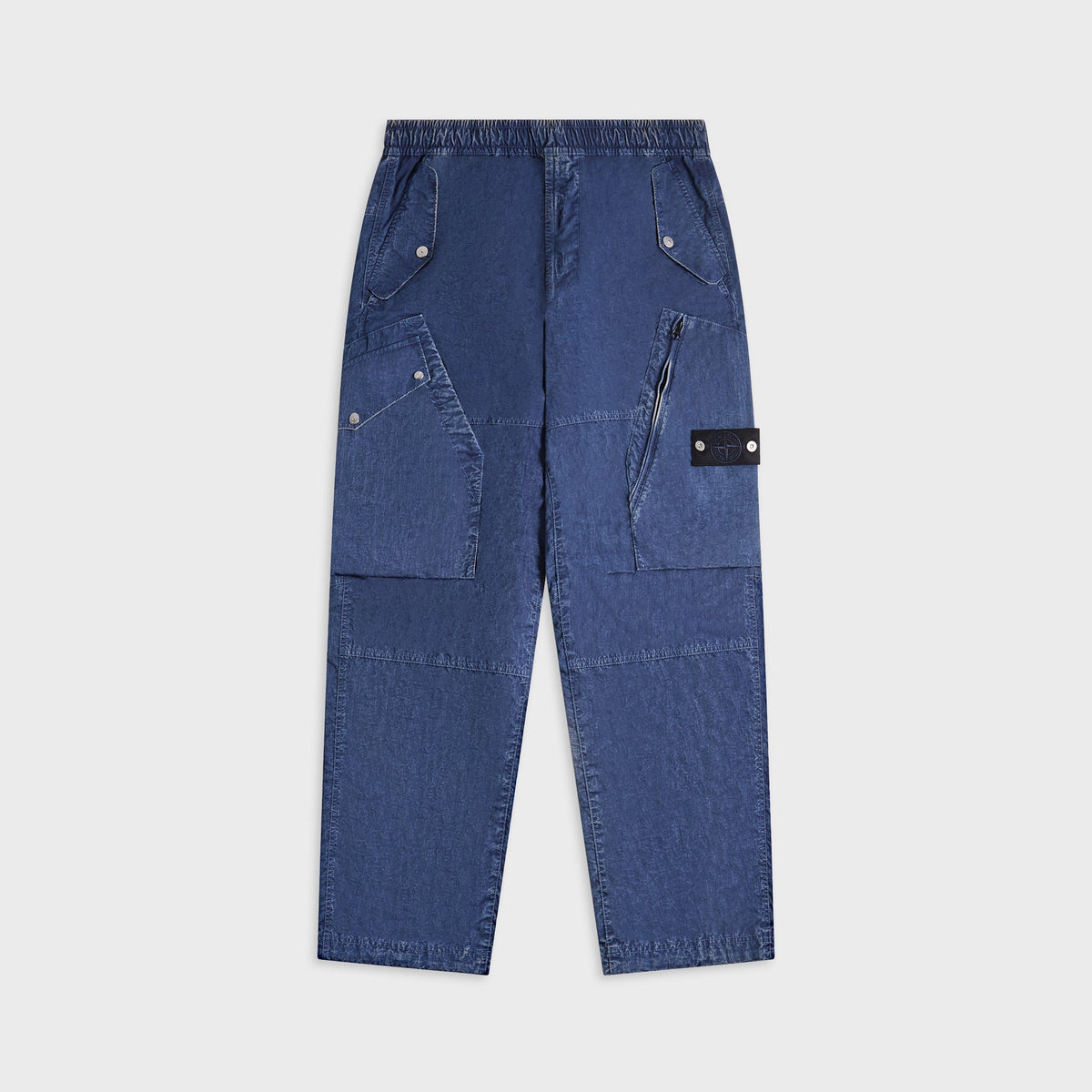 Stone Island Denim Research Hollow Fibre Nylon Trousers - Indigo