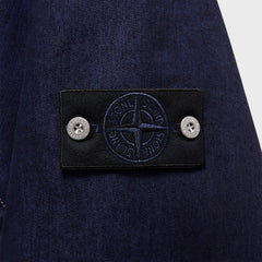Stone Island Denim Research Short Parka - Blue