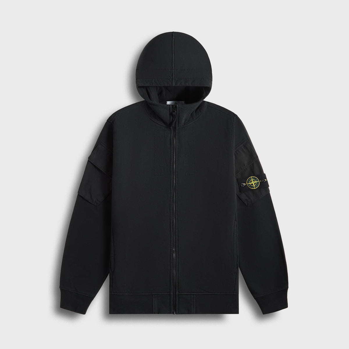 Stone Island Hoodie Sweater - Black
