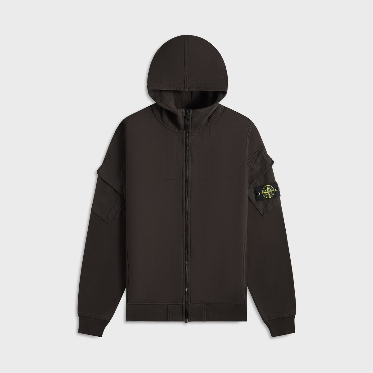 Stone Island Hoodie Sweater - Lead Grey