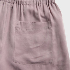Dries Van Noten Sand Washed Cupro Short - Light Lilac