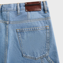 Dries Van Noten Stone Wash Pant - Light Blue