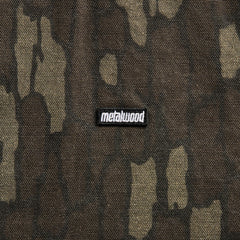 Metalwood Cotton Twill Zip Hoodie - Real Bark Camo
