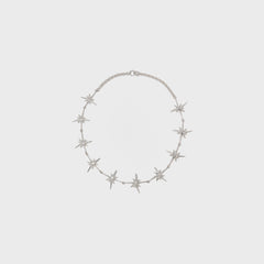 Faris Uni Collar Necklace - Silver