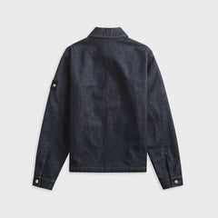 Stone Island Denim Research Rinsed Coach Jacket - Blue Rinse