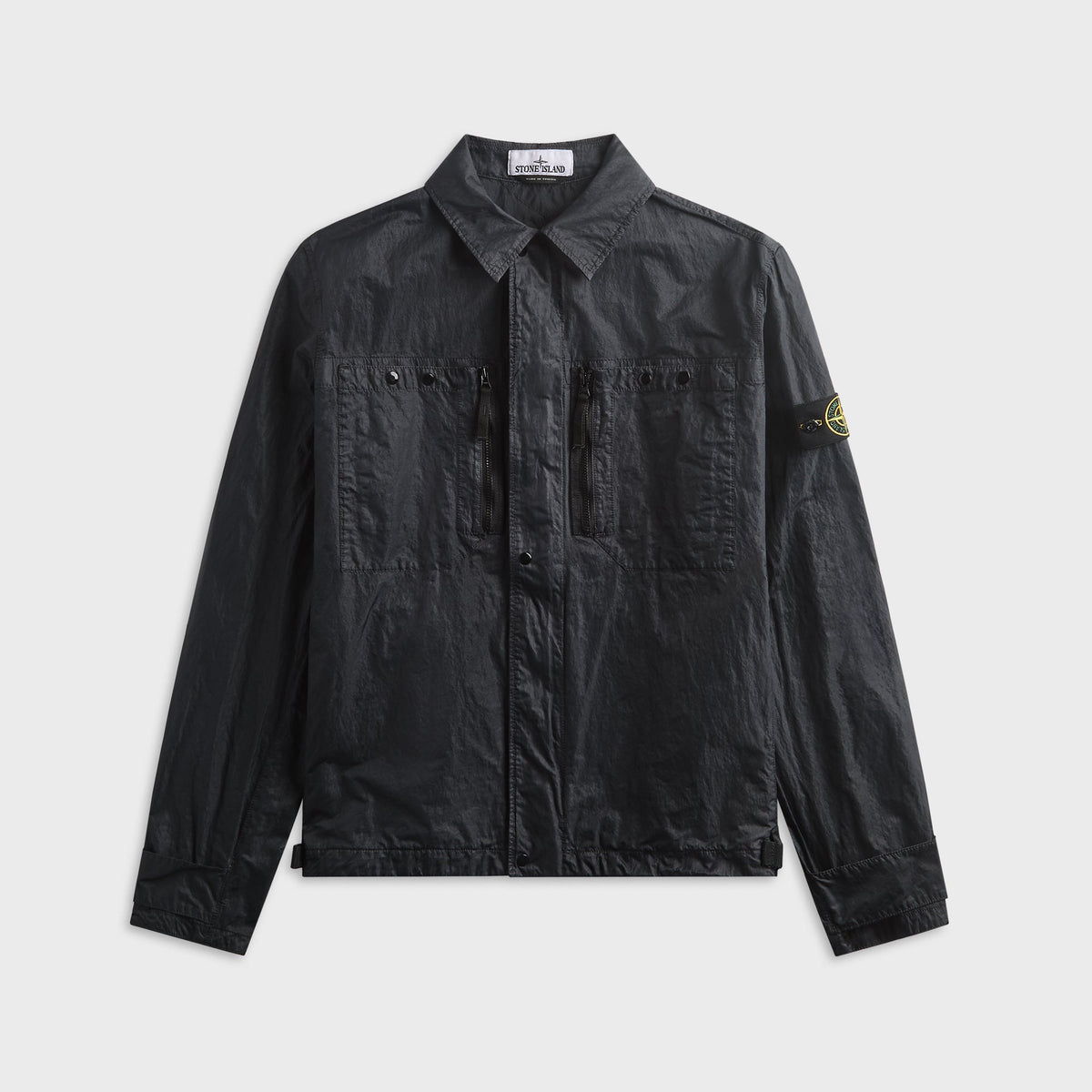 Stone Island Nylon Shirt - Navy Blue