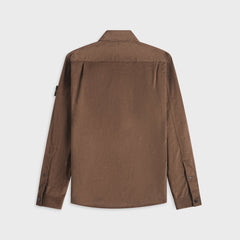 Stone Island Micro-Corduroy Overshirt - Umber