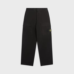 Stone Island Cargo Trousers - Black
